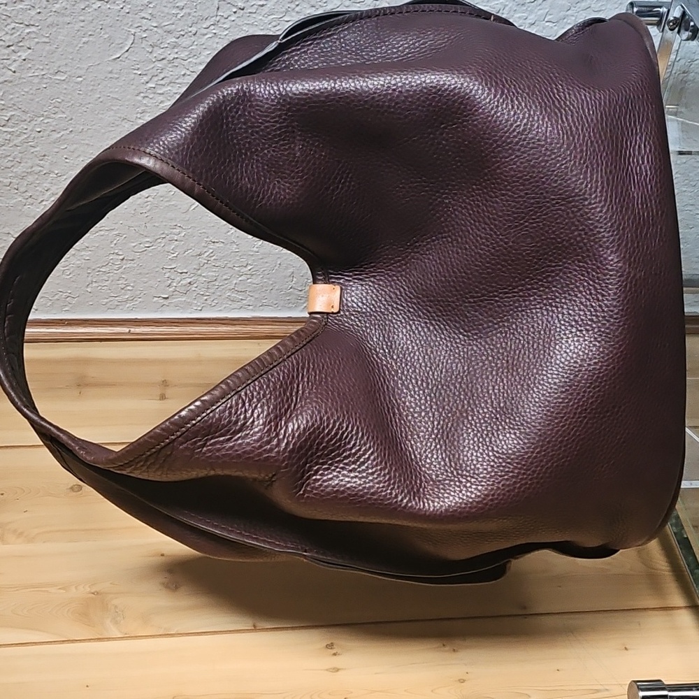 UGG Brown Leather Hobo Bag. - Picture 4 of 6